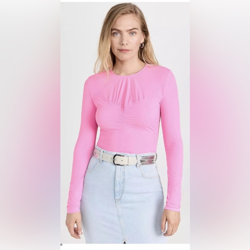 $450 MRSP | Isabel Marant - Fabine Blouse | Pink | FR 36/US 4 | New With Defect